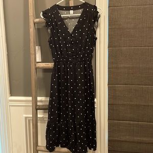 Old Navy polka dot midi dress